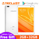 White Tablets Teclast P80X 4G Tablet Android 9.0 Netbook Phablet Tablets 8 inch 1280 x 800 SC9863A Octa Core 2GB RAM 32GB ROM