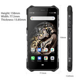 Ulefone Armor X5 Rugged Smartphone Android 9.0 Octa-core Helio P23 NFC IP68 3GB 32GB 5000mAh Cell Phone 4G  Mobile Phone Android