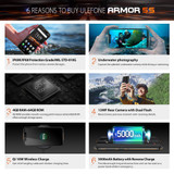 Ulefone Armor 5S Waterproof IP68 NFC Rugged Mobile Phone MT6763 Otca-core Android 9.0 4GB+64GB wireless charge 4G LTE Smartphone