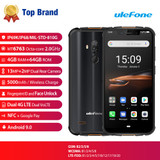 Ulefone Armor 5S Waterproof IP68 NFC Rugged Mobile Phone MT6763 Otca-core Android 9.0 4GB+64GB wireless charge 4G LTE Smartphone