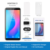 HOMTOM C2 2GB RAM 16GB ROM Mobile Phone Android 8.1 Face ID MTK6739 Quad Core 13MP Dual Camera 4G FDD-LTE full screen Smartphone