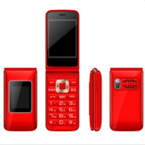 Unlocked Flip Dual Screen Dual Sim Card Mobile Phone Big Voice Music Palyer Flashlight 2800 MAh Camera Recording GSM Network