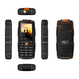 Original VKworld New Stone V3 Mobilephone IP68 Waterproof Flash Light 2.4inch 3000mAh GSM FM Russian Keyboard 3 SIM Card Slots