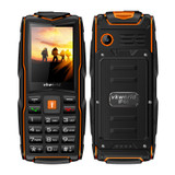 Original VKworld New Stone V3 Mobilephone IP68 Waterproof Flash Light 2.4inch 3000mAh GSM FM Russian Keyboard 3 SIM Card Slots
