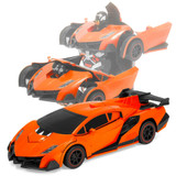 1:16 Scale 2.4GHz Kids Transforming RC Robot Car Toy w/ LED Lights