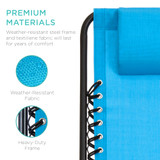 Foldable Zero Gravity Patio Rocking Lounge Chair