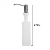 2-in-1 Soap Pump Dispenser With Sponge Holder Liquid Dispenser Container Hand Press Soap Organizer Kitchen Cleaner Tools