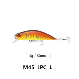 Crankbaits Crankbait Fishing Lures Fishing Lure Artificial Fishing Lure River Minnow Se Uelos De Pesca Minnow Hard Bait Wobbler