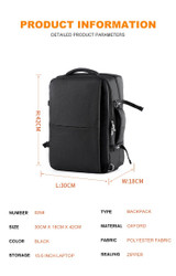 MOYYI Multi function Business Travel Double Compartment Backpacks