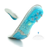 KOTLIKOFF Insoles For Shoes Super Shock-Absorbant Spring Sports Insole Foot Pain Relieve Shoe Insoles For Men and Women Shoe Pad
