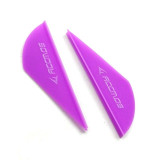 60pcs Archery 2inches Plastic Arrow Vanes TPU Arrow Feather Accessories for Arrow Shaft Archery DIY Shooting Hunting