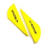 60pcs Archery 2inches Plastic Arrow Vanes TPU Arrow Feather Accessories for Arrow Shaft Archery DIY Shooting Hunting