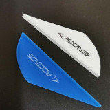 60pcs Archery 2inches Plastic Arrow Vanes TPU Arrow Feather Accessories for Arrow Shaft Archery DIY Shooting Hunting