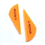 60pcs Archery 2inches Plastic Arrow Vanes TPU Arrow Feather Accessories for Arrow Shaft Archery DIY Shooting Hunting