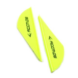 60pcs Archery 2inches Plastic Arrow Vanes TPU Arrow Feather Accessories for Arrow Shaft Archery DIY Shooting Hunting