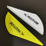 60pcs Archery 2inches Plastic Arrow Vanes TPU Arrow Feather Accessories for Arrow Shaft Archery DIY Shooting Hunting