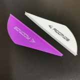 60pcs Archery 2inches Plastic Arrow Vanes TPU Arrow Feather Accessories for Arrow Shaft Archery DIY Shooting Hunting