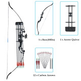 Toparchery 30/40lb Takedown Recurve Bow For Hunting Bow For Shooting Archery Bows With Aiming Point Outdoor Sports Shooting