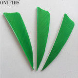 50pcs ONTFIHS 3" Shield Cut Fletching Arrow Feathers 12 Color Turkey Feather Archery Arrow Accessories Fletches Feathers FT44