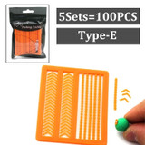 5Set=500PCS Carp Fishing Accessories Micro Bait Stopper Boillies Bait Stop Bead Carp Bait Holder for Hair Rig Tackle Accessories