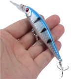 1pcs Classic Minnow Fishing Lure Hard Artificial Bait Bionic 3D Eyes 10cm 9.4g Fishing Wobblers Crankbait Plastic Fish Tackle