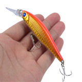 1pcs Classic Minnow Fishing Lure Hard Artificial Bait Bionic 3D Eyes 10cm 9.4g Fishing Wobblers Crankbait Plastic Fish Tackle
