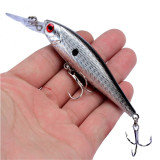 1pcs Classic Minnow Fishing Lure Hard Artificial Bait Bionic 3D Eyes 10cm 9.4g Fishing Wobblers Crankbait Plastic Fish Tackle