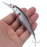 1pcs Classic Minnow Fishing Lure Hard Artificial Bait Bionic 3D Eyes 10cm 9.4g Fishing Wobblers Crankbait Plastic Fish Tackle
