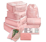 9 pieces Set Travel Organizer Storage Bags Suitcase Packing Set Storage Cases Portable Luggage Organizer Clothes Shoe Tidy Pouch