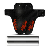2pcs Bicycle Fenders Plastic Colorful Front /rear Bike Mudguard Mtb Bike Wings Mud Guard Cycling Accessories for Bicycle