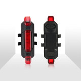 Bicycle Light LED USB Rechargeable Rear Tail Light Waterproof Night Riding Safety Warning lamp Bike cycling Accessories TXTB1