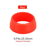 Silica gel MTB Bike Seat Post Waterproof Ring Mountain MTB Road Bicycle Seatpost Dust Cover Protective Case Cycling accessories