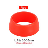 Silica gel MTB Bike Seat Post Waterproof Ring Mountain MTB Road Bicycle Seatpost Dust Cover Protective Case Cycling accessories