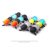 MERRY'S Vintage Women Steampunk Sunglasses Brand Design Round Sunglasses Oculos de sol UV400