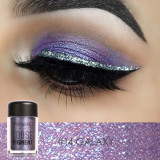 FOCALLURE Glitter Eye Shadow 18 Colors Cosmetic Makeup Diamond Lips Loose Makeup Eyes Pigment Powder Comestic Single Eye Shadow