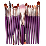 Lemoda Makeup Brushes Set 15pcs Eyebrow Highlighter Powder Foundation Eye Shadow Brush Cosmetics Professional Makeup Brush Lemoda Makeup Brushes Set 15pcs Eyebrow Highlighter Powder Foundation Eye Shadow Brush Cosmetics Professional Makeup Brush