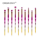 ORIGIN ENVY 20pcs Diamond Makeup Brush Set Eye Brush Beauty Tools Fan Powder Eyeshadow Contour Beauty Cosmetic For Make Up Tool
