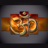 Painting Living Room Wall Art Cuadros Decoration 5 Pieces Hindu God Poster Canvas Print HD Modular Printed
