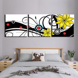 Modular Picture Canvas Wall Art Modern For Living Room Decor 3 Panel Still Life Flower Painting HD Print