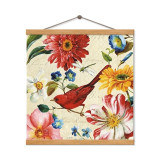 2 Panels Vintage Poster Modular Flowers Canvas Painting Modern Home Living Room Wall Art Poster Prints