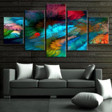Posters And Prints 5 Piece Painting Wall Art Multicolor Canvas Painting Wall Pictures Living Room