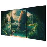 3 Panels Canvas Art Fantastic Rock Land Home Decoration Wall Art Painting Canvas Prints Pictures Living Room Poster
