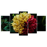 5 Panel Painting Canvas Flower Wall Art Picture Home Decoration Living Room Canvas Print Painting