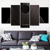 HD Printed 5 Piece Canvas Art Music Guitar Painting Canvas Wall Pictures Living Room