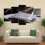 HD Printed 5 Piece Canvas Art Guitar Paintings Musical Instruments Wall Pictures Living Room