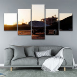 5 Pieces Skateboard Extreme Sport Sunshine Modular Poster HD Prints Canvas Paintings Wall Art Pictures