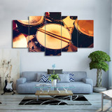 HD Printed 5 Piece Canvas Art Drum Set Music Instrument Painting Wall Pictures
