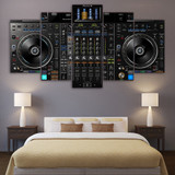 HD Printed 5 Piece Canvas Art DJ Music Player Painting Music Poster Wall Pictures Living Room Modern