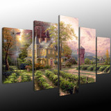 5 Piece painting Wall Art Print Canvas Kitchen Decoration Living Room HD Prints Thomas Abundant