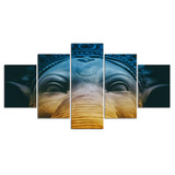 5 Piece Canvas Painting Hindu God Ganesha Elephant Pictures Wall Art Home Decoration Prints Poster